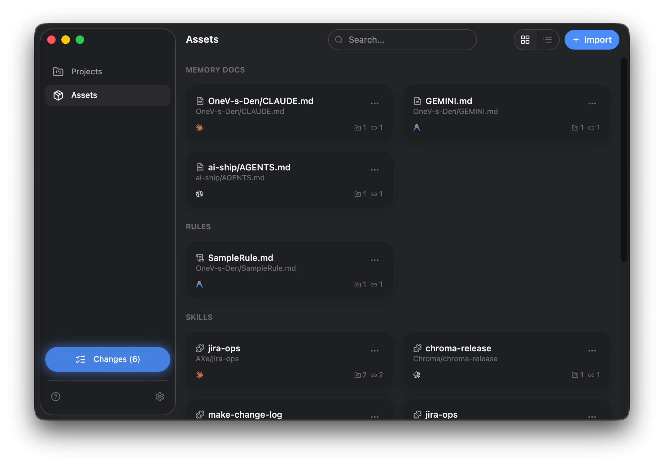 Your personal knowledge hub — every prompt, rule, and skill in one place